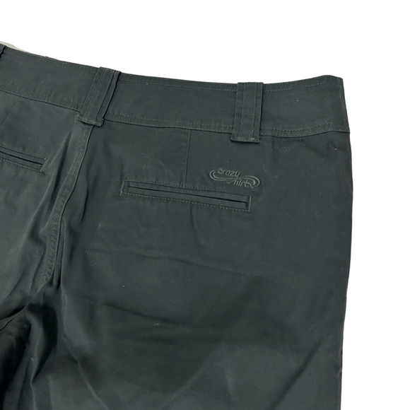 Crazy Shirts Hawaii Womens Size 12 Gray Bottom Chino Flat Front Shorts - Picture 5 of 12
